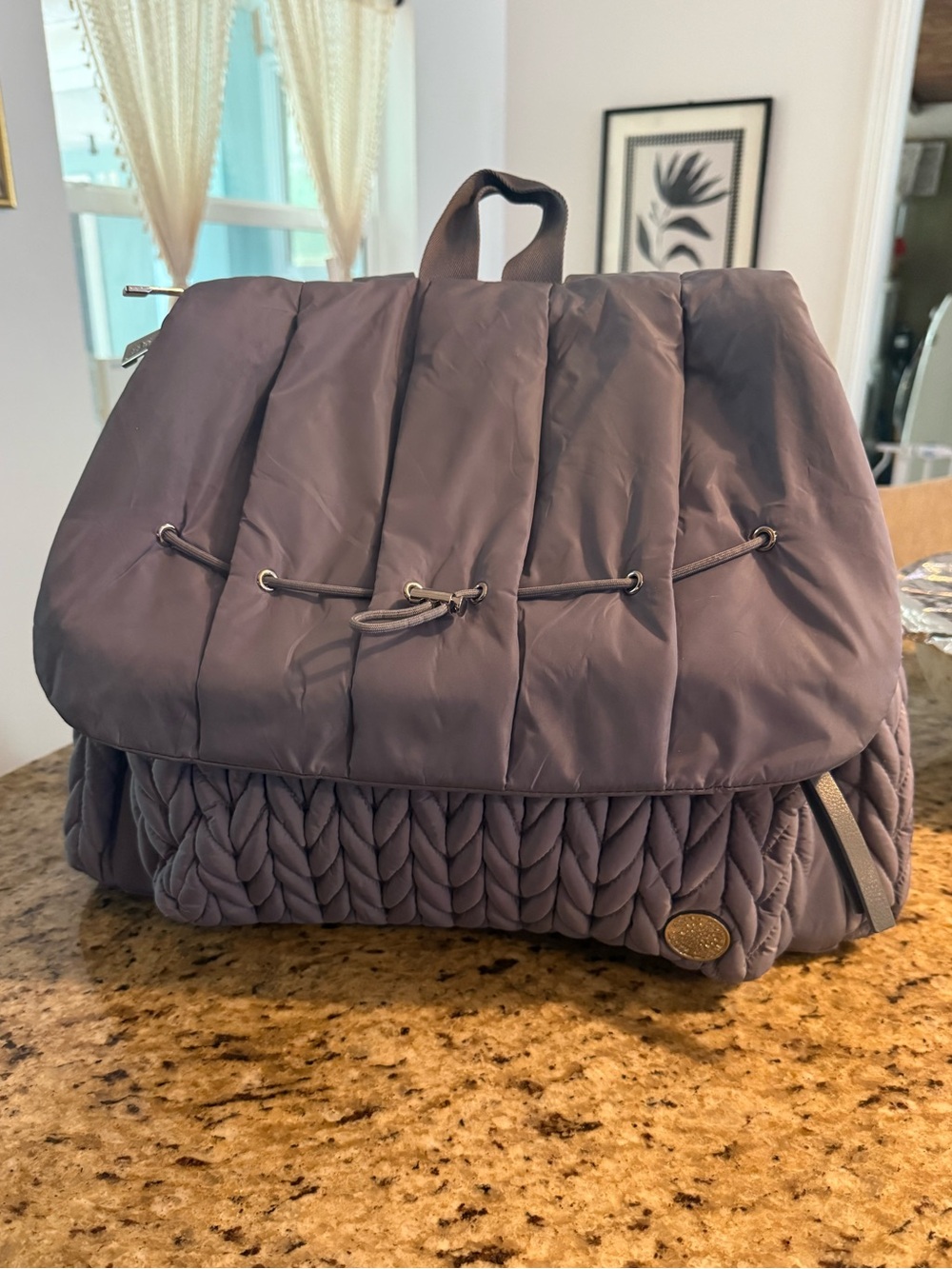 HAPP DIAPER BAG ASH BLUE